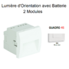 lumiere-d-orientation-avec-batterie-2-modules-quadro-45389sbm-blanc-mat