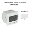 Thermostat Multifonctionnel 2 modules Quadro 45236SBR Blanc