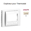 Enjoliveur Chronothermostat avec capteur IR Sirius 70749TMF Ivoire