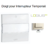 Doigt pour interrupteur temporisé Logus 90745TMF Ivoire