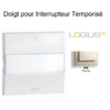 Doigt pour interrupteur temporisé Logus 90745TPE Perle