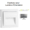 Enjoliveur pour lumière d'orientation logus 90 90782TAL Alumine