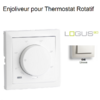 Enjoliveur pour thermostat rotatif Logus 90 90746TGE Glace