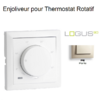 Enjoliveur pour thermostat rotatif Logus 90 90746TPE Perle
