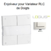 Enjoliveur pour Variateur RLC de doigts Logus 90 90747TBR Blanc
