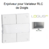 Enjoliveur pour Variateur RLC de doigts Logus 90 90747TAL Alumine