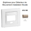 Enjoliveur pour détecteur de mouvement mural apolo 5000 50403TCH Champagne