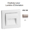 Enjoliveur pour lumière d'orientation apolo 5000 50782TPL Platine