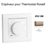 Enjoliveur pour thermostat rotatif Apolo 5000 50746TCH Champagne