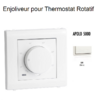 Enjoliveur pour thermostat rotatif Apolo 5000 50746TBR Blanc