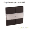 Doigt Quadruple LOGUS 90600TPM Noir MAT