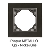 Plaque METALLO Nickel Gris 90910TQS