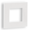 45910tbr tbm plaque simple quadro 45 blanc