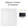 Doigt pour Inverseur de persienne LOGUS 90613TPM Noir MAT