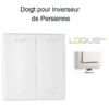 Doigt pour Inverseur de persienne LOGUS 90613TBR Blanc