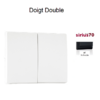 Doigt Double Sirius 70611TAT Anthracite