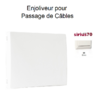 Enjoliveur rosette passage de cables Sirius 70671TBR Blanc