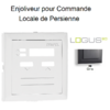 Enjoliveur pour commande loale de persienne Logus 90312TIS Gris