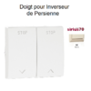 Doigt pour Inverseur de persienne Sirius 70613TMF Ivoire