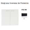 Doigt Inverseur de persienne APOLO5000 50613TPT Noir