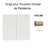 Doigt poussoir double va-et-vient de persienne APOLO5000 50612TCH Champagne