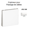 Enjoliveur rosette passage de cable APOLO5000 50671TBM Blanc MAT