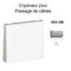 Enjoliveur rosette passage de cable APOLO5000 50671TPR Argent