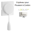 Enjoliveur pour poussoir à cordon LOGUS 90741TGE Glace