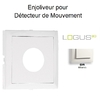 Enjoliveur pour détecteur de mouvement Logus 90401TBR Blanc