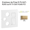 Enjoliveur pour R-TV-SAT-RJ45-FO Logus 90770 TDU