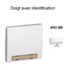 Doigt avec Identification APOLO5000 50603TBM Blanc MAT