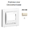 Enjoliveur pour chronothermostatl APOLO5000 50740TMF Ivoire