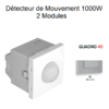 Détecteur de mouvement 1000W 2 modules Quadro 45401SAL ALumine