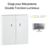 Doigt Double Fonction Lumineux Logus 90615TAL Alumine