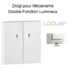 Doigt Double Fonction Lumineux Logus 90615TGE Glace