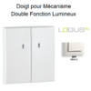 Doigt Double Fonction Lumineux Logus 90615TBR Blanc