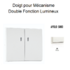 Doigt Double Fonction Lumineux APOLO5000 50615TBR Blanc