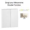 Doigt Double Fonction Logus 90614TPE Perle