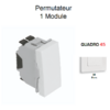 Permutateur 1 module Quadro 45050SBR Blanc