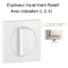 Enjoliveur pour Va-et-vient rotatif avec indication I,0,II Logus 90760 TPE Perle