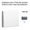 Enjoliveur pour prise de courant schuko avec volet de protection APOLO5000 50634TGR Graphite