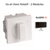 Va-et-Vient rotatif 2 modules Quadro 45301SPM