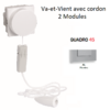 Va-et-Vient avec cordon - 2 Modules Quadro 45092SAL
