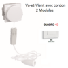 Va-et-Vient avec cordon - 2 Modules Quadro 45092SBM