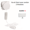 Va-et-Vient avec cordon - 2 Modules Quadro 45092SBR