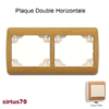 Plaque double horizontale 70921TMA