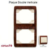 Plaque double verticale 70922TMC