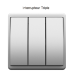Interrupteur triple 50CPR
