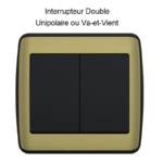 Interrupteur double 70CAO