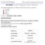 Voyant 45362 Fiche technique